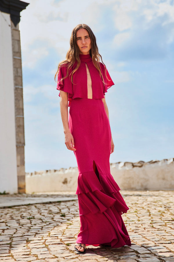 Vestido Largo Garbi Buganvilla