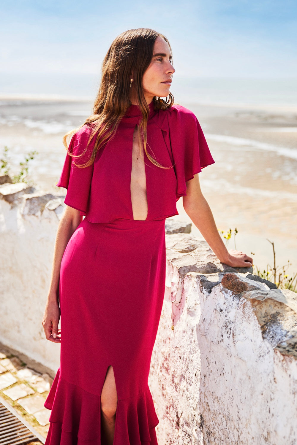 Vestido Largo Garbi Buganvilla