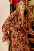 Blusa Sapeli Gasa Flowers