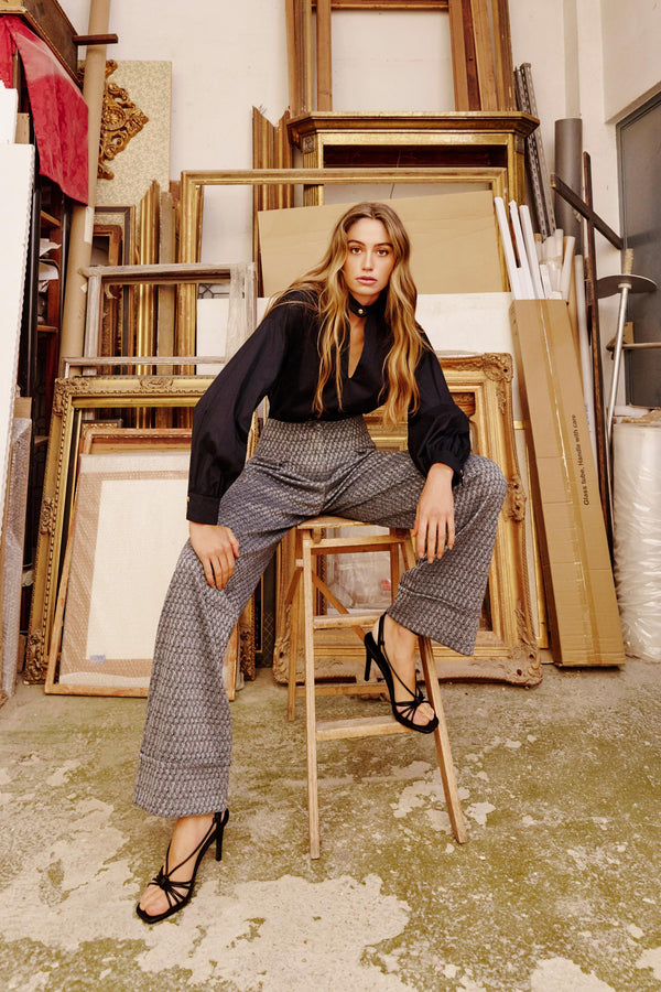 Pantalon argenté Moabi