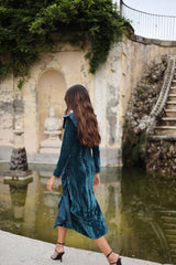 Vestido Midi Mitford Aqua