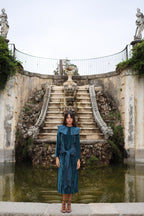 Vestido Midi Mitford Aqua