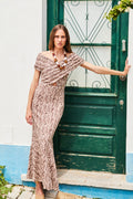 Vestido Midi Clareo Brown