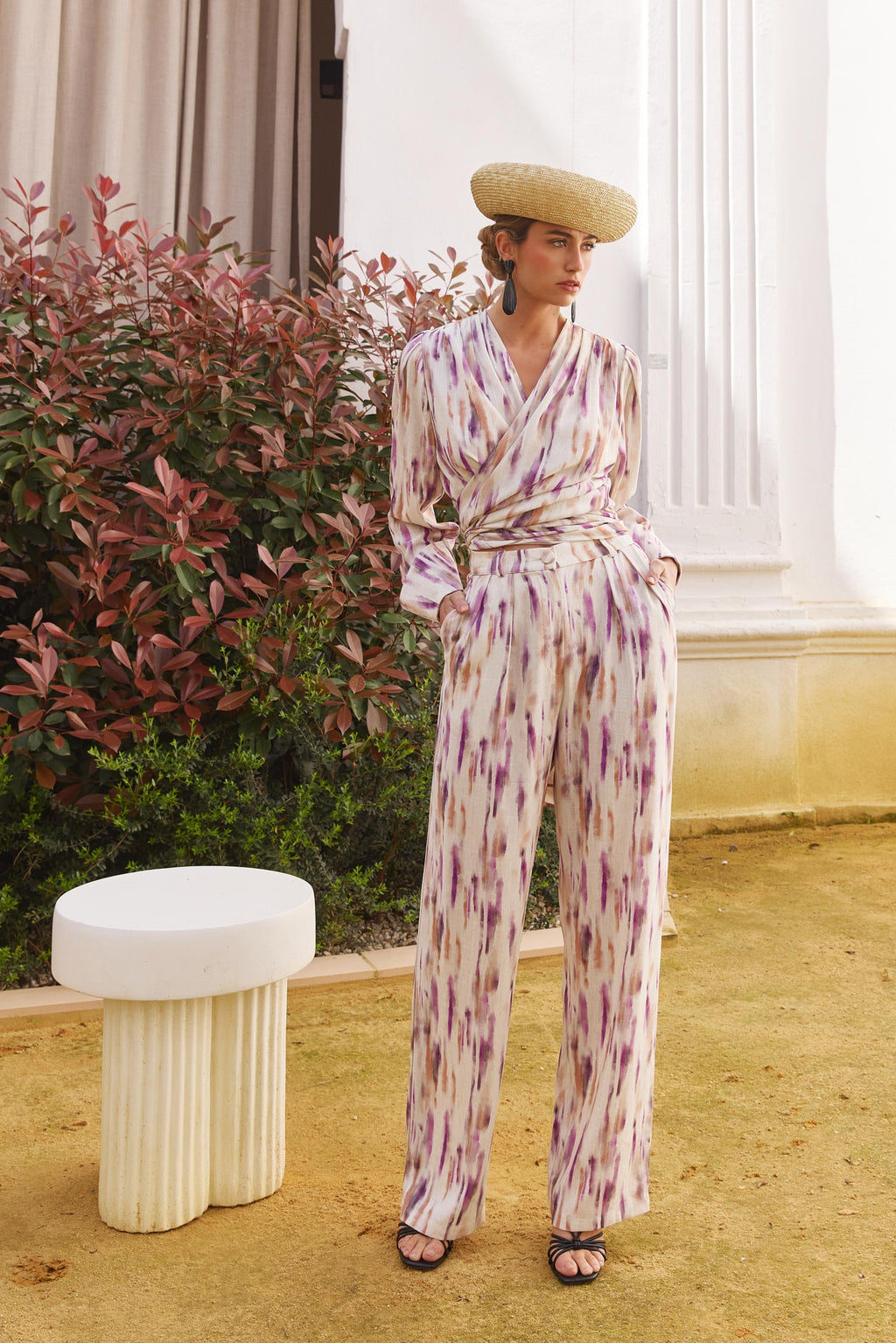 Pantalón Rigel Pink – Vista principal – Made in Spain por Dew & Corch