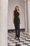 Vestido Largo Vexar Black – Vista principal – Made in Spain por Dew & Corch