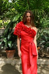 Vestido Raflessia Red