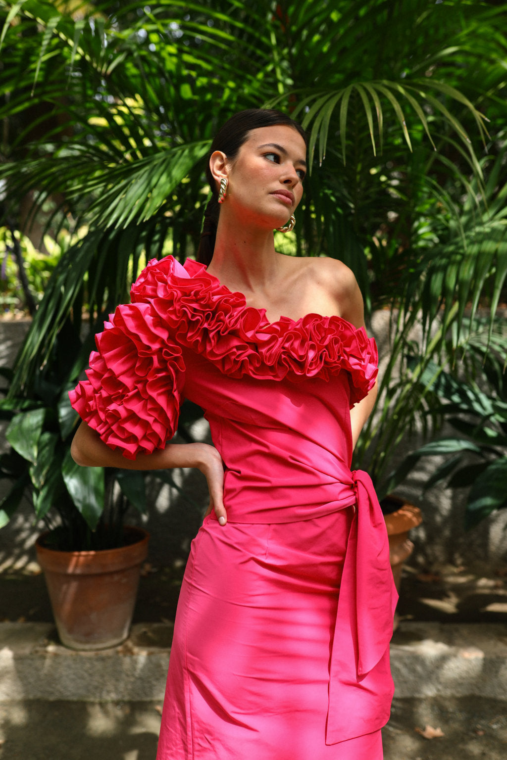 Vestido Raflessia Fuchsia