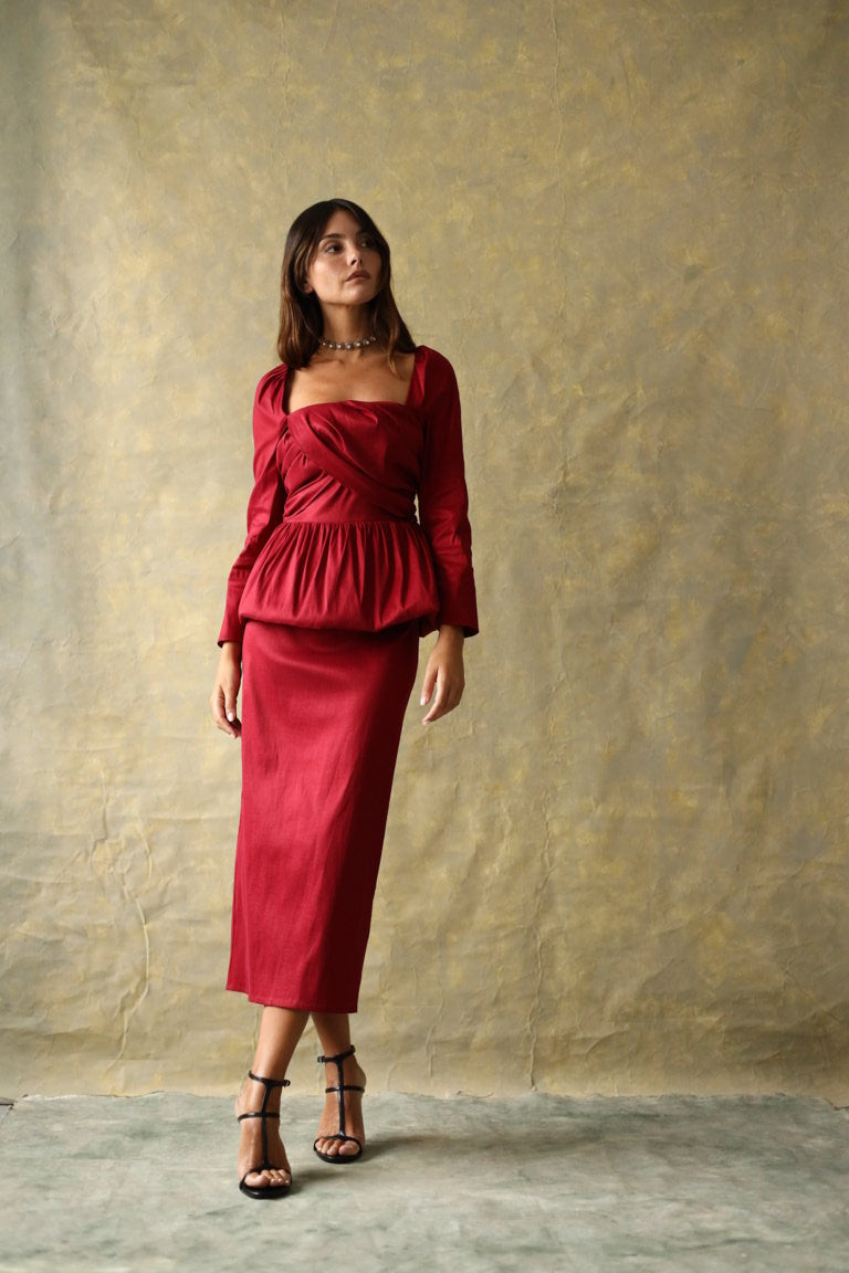 Falda Carnés Bourdeaux