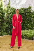 Blusa Nira Red – Vista principal – Made in Spain por Dew & Corch