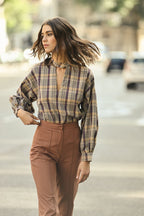 Blusa Ábaco Check