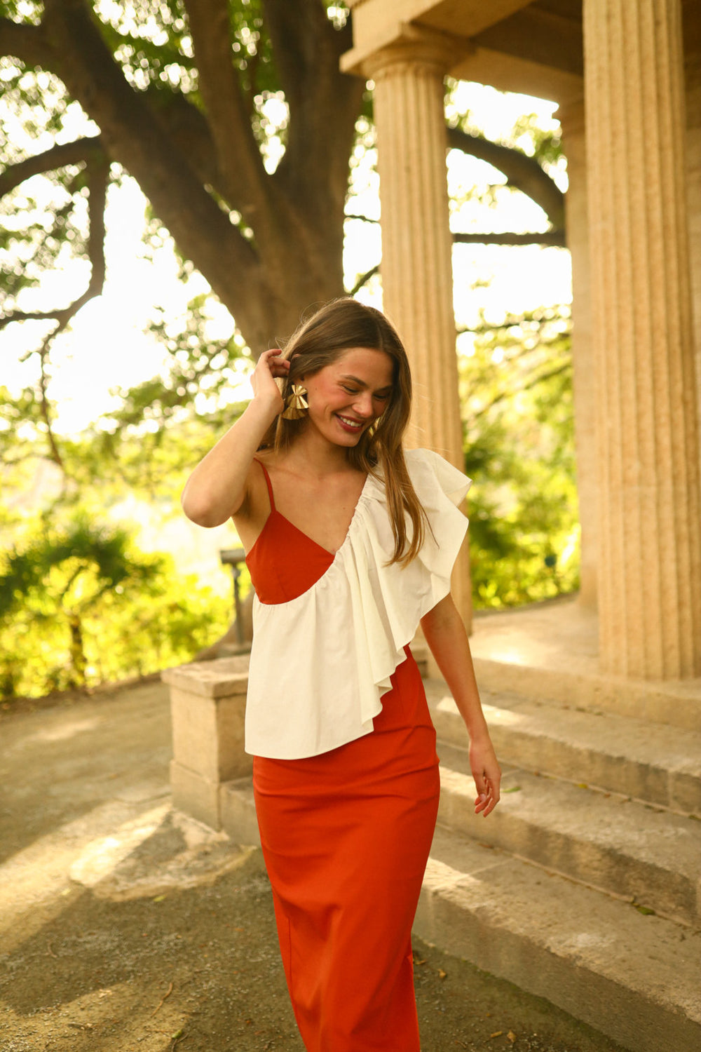 Vestido Liana Teja