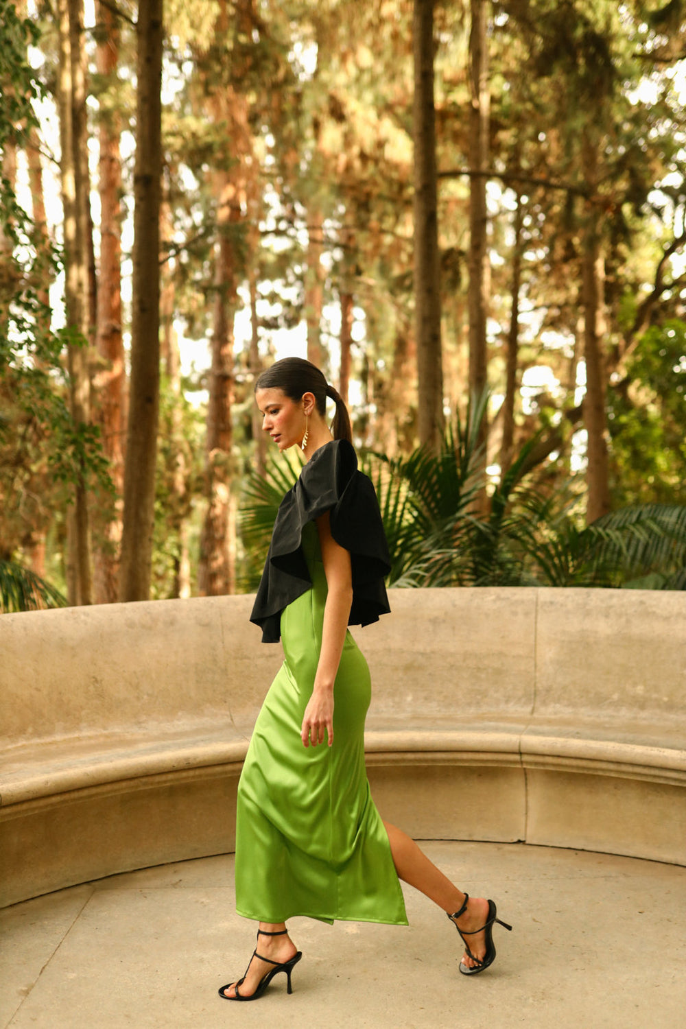 Robe Liana Pistache