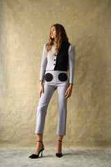 Pantalon gris Oates