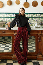 Pantalón Mitte Terciopelo Chocolat