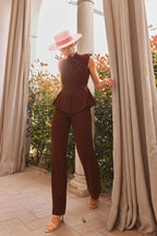 Mono Gacrux Chocolate – Detalle – Slow fashion española