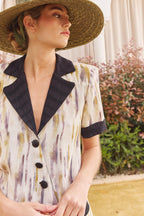 Chaqueta Zosma Green – Detalle – Slow fashion española