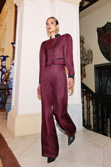 Pantalon Mitte Bordeaux