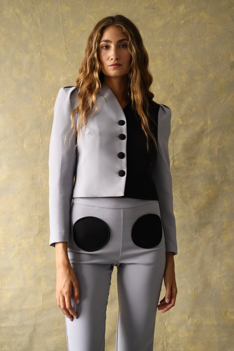 Pantalon gris Oates