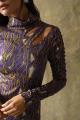 Vestido Midi Ernaux Purple