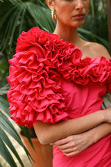 Vestido Raflessia Fuchsia