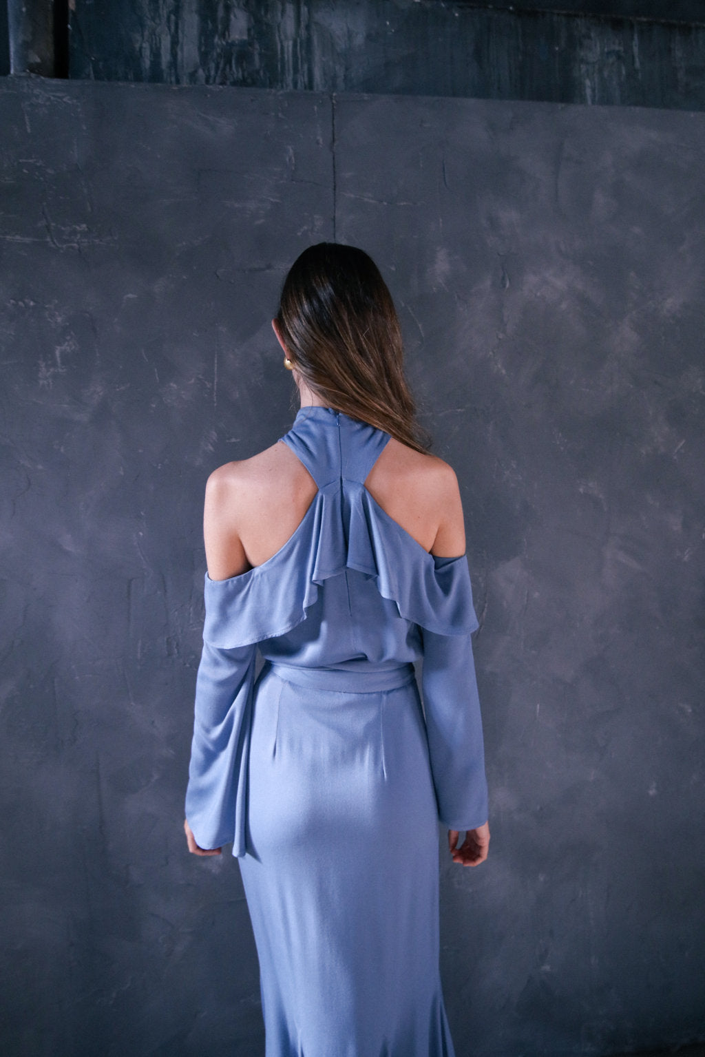 Chemisier bleu Cella