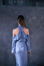 Chemisier bleu Cella