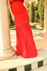 Vestido vermelho Garcinia