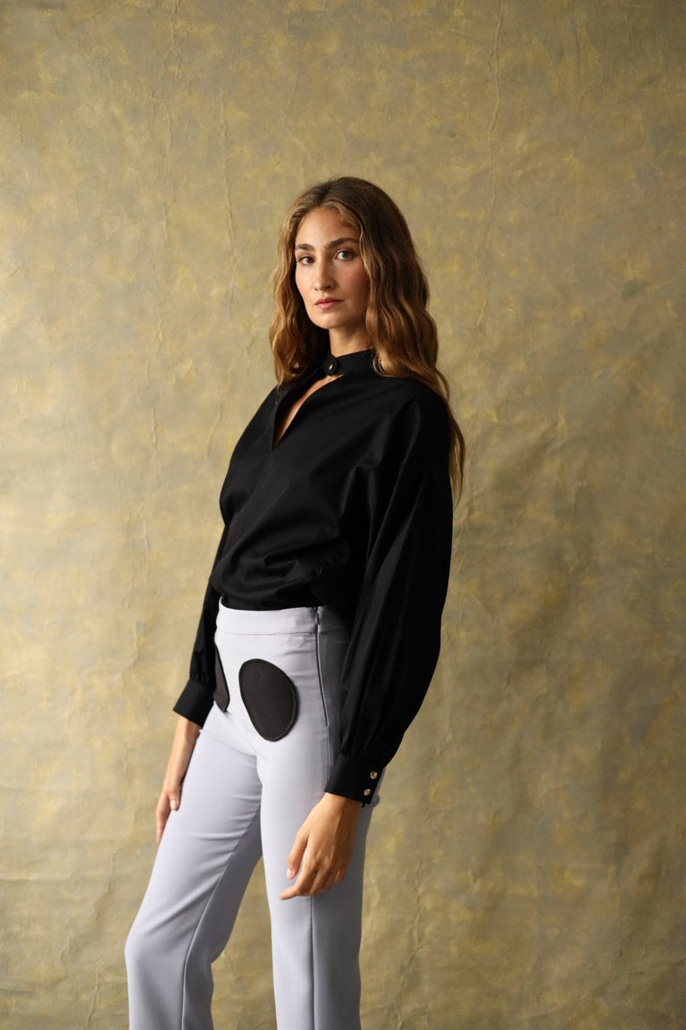 Blusa preta Abacus