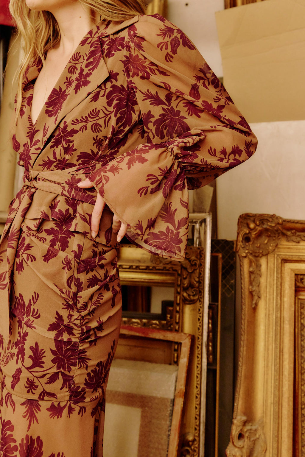 Blusa Sapeli Gasa Flowers