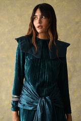 Vestido Midi Mitford Aqua
