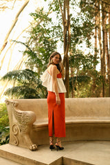 Vestido Liana Teja