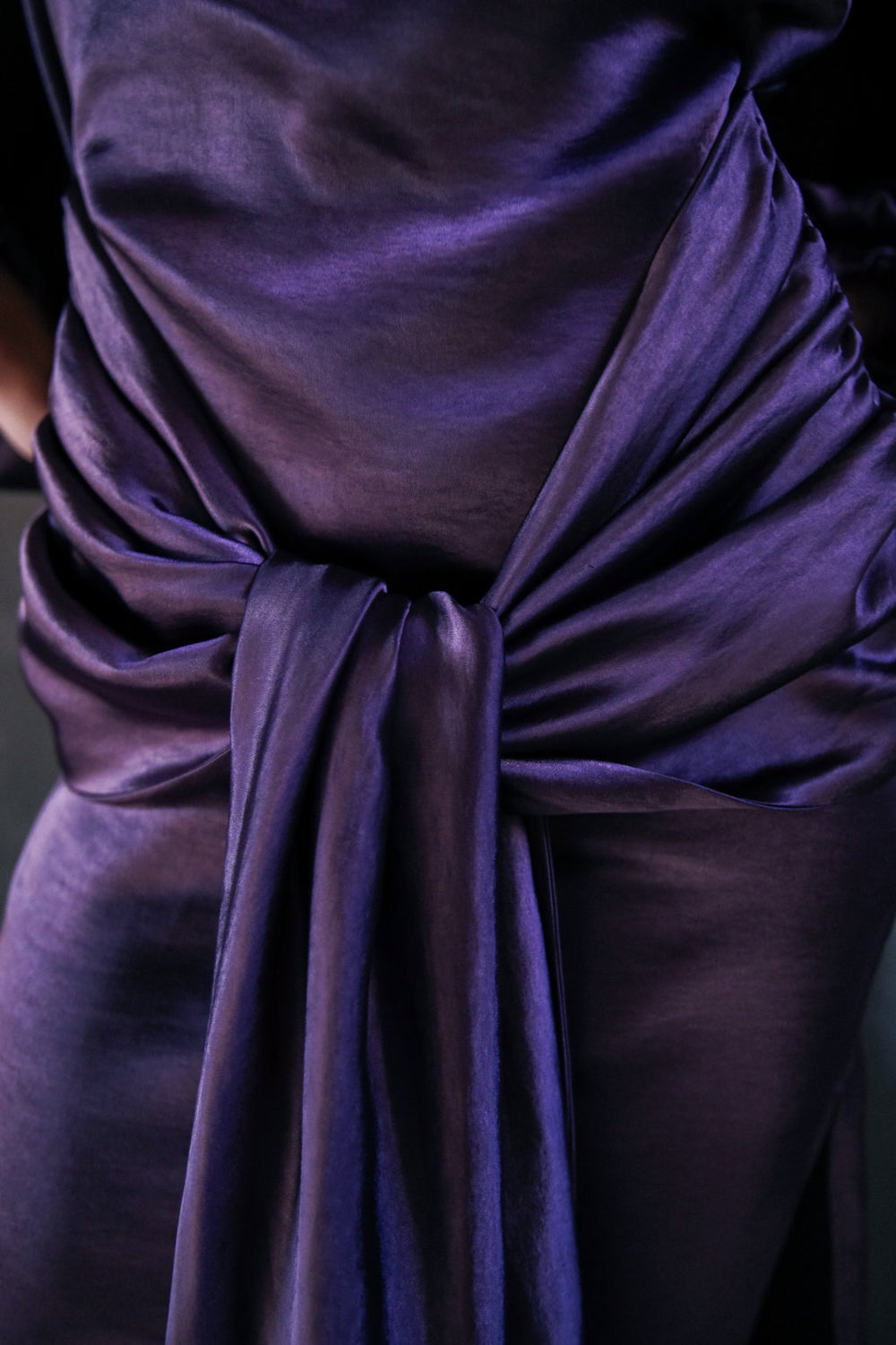 Vestido Midi Zigurat Malva