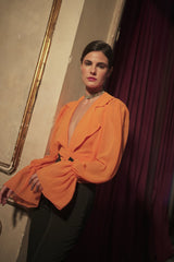 Blusa Gasa Cumbia Orange