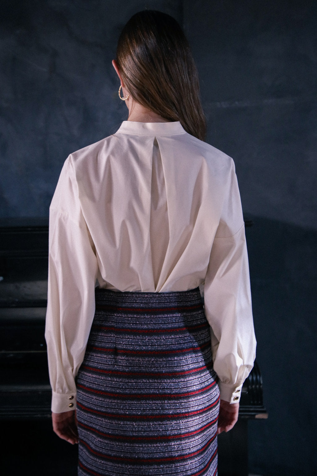 Blusa Ábaco Ecru