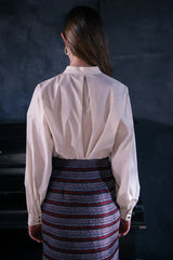 Blusa Ábaco Ecru