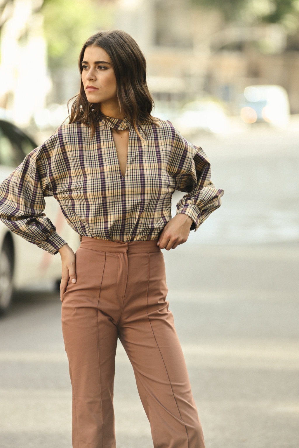 Blusa Ábaco Check