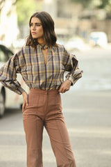 Blusa Ábaco Check