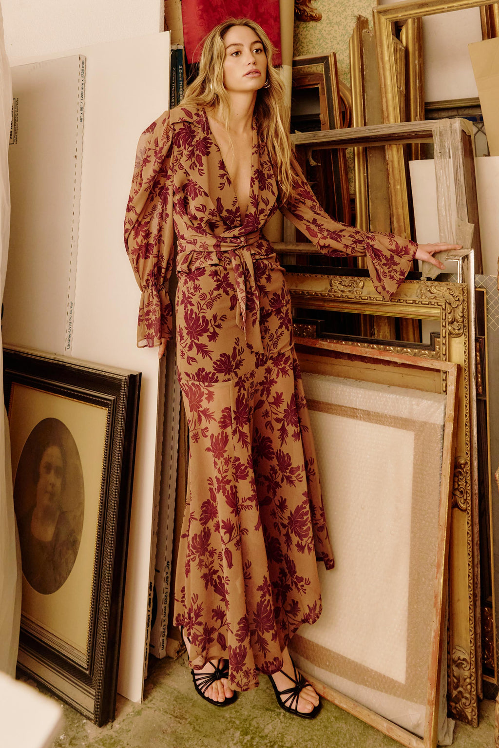 Blusa Sapeli Gasa Flowers