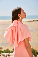 Vestido Largo Garbi Salmón