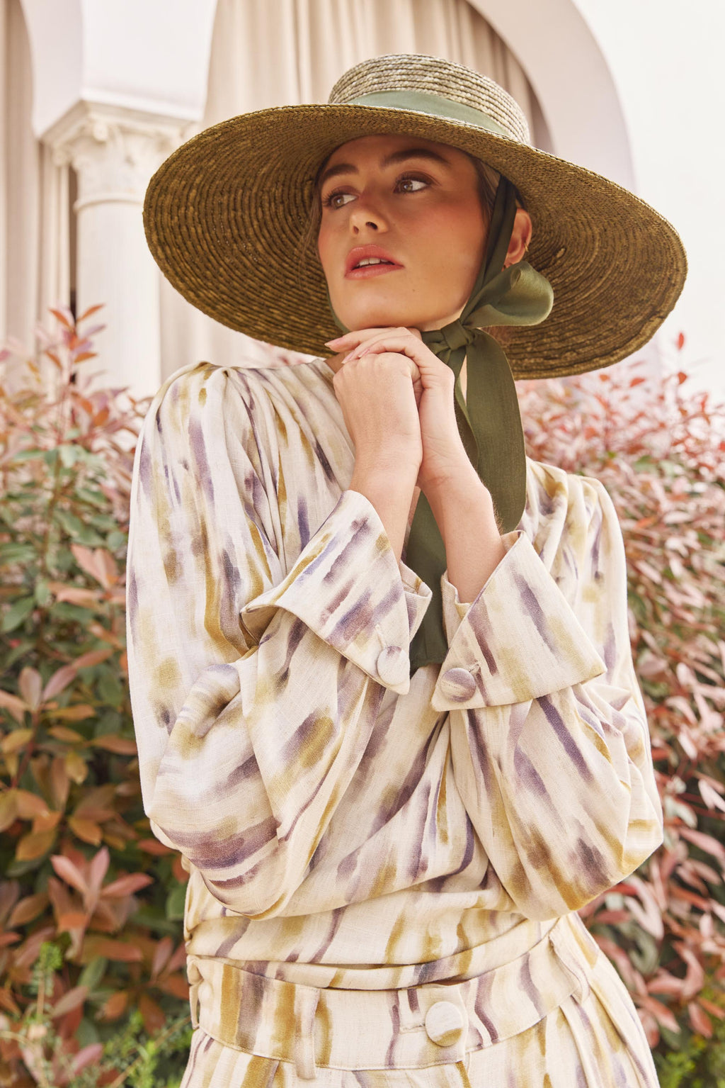 Blusa Nira Green – Estilismo – Hecho a mano en Sevilla