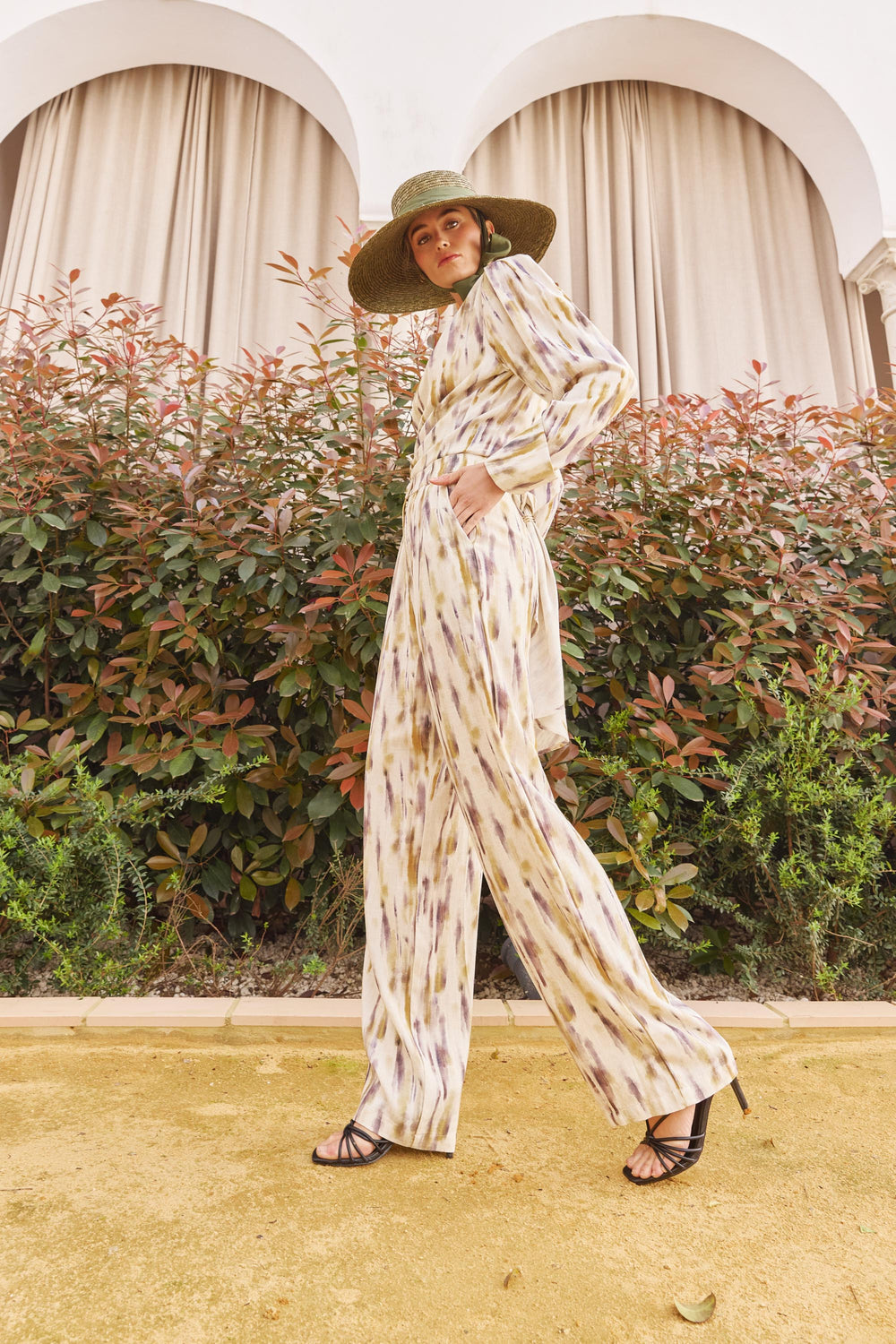 Pantalón Rigel Green – Estilismo – Hecho a mano en Sevilla