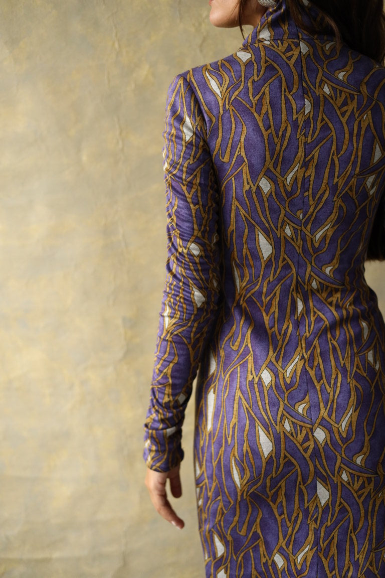 Vestido Midi Ernaux Purple