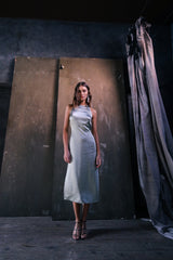 Vestido Midi Zigurat Mint