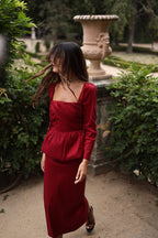 Falda Carnés Bourdeaux