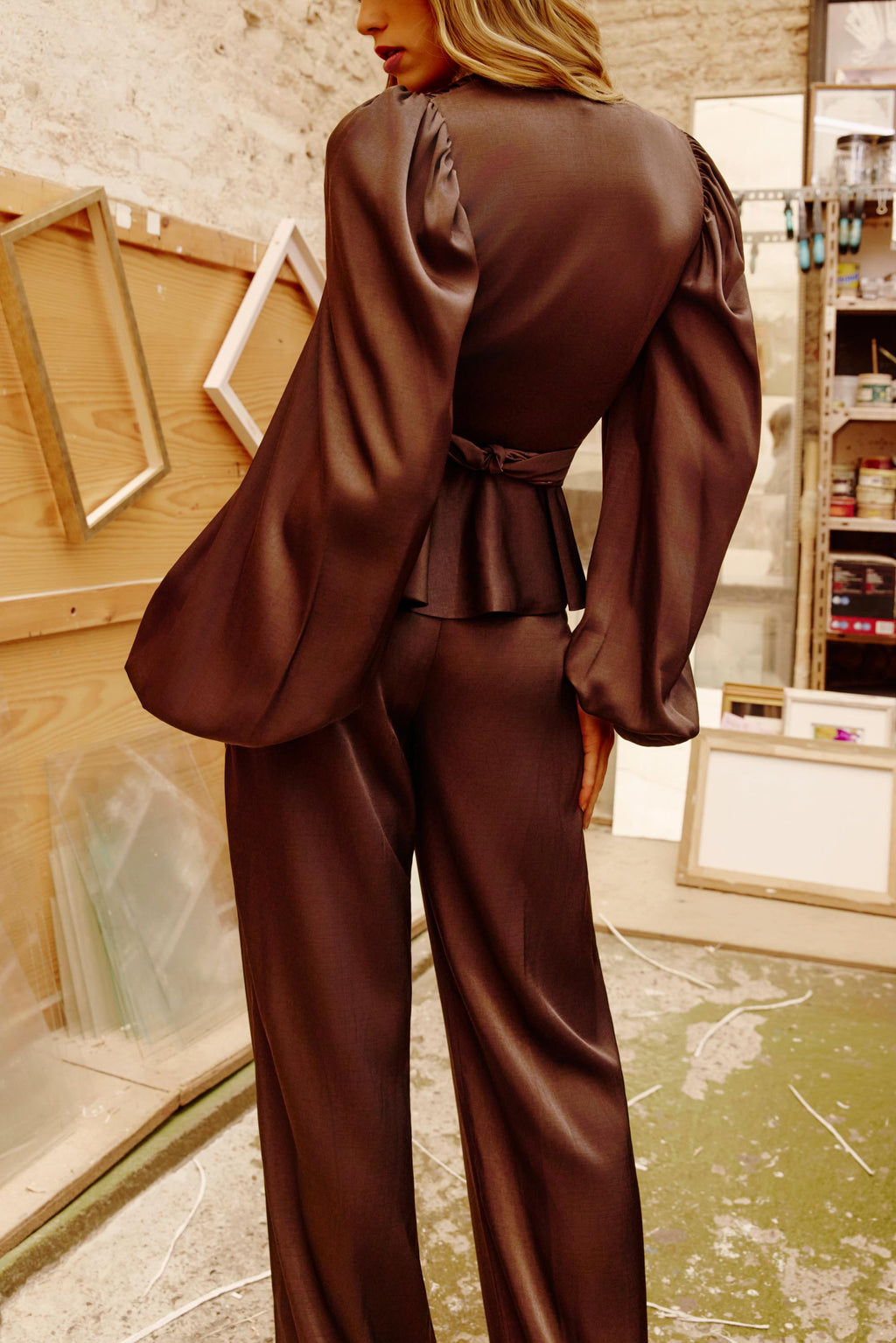 Blusa Tali Chocolate