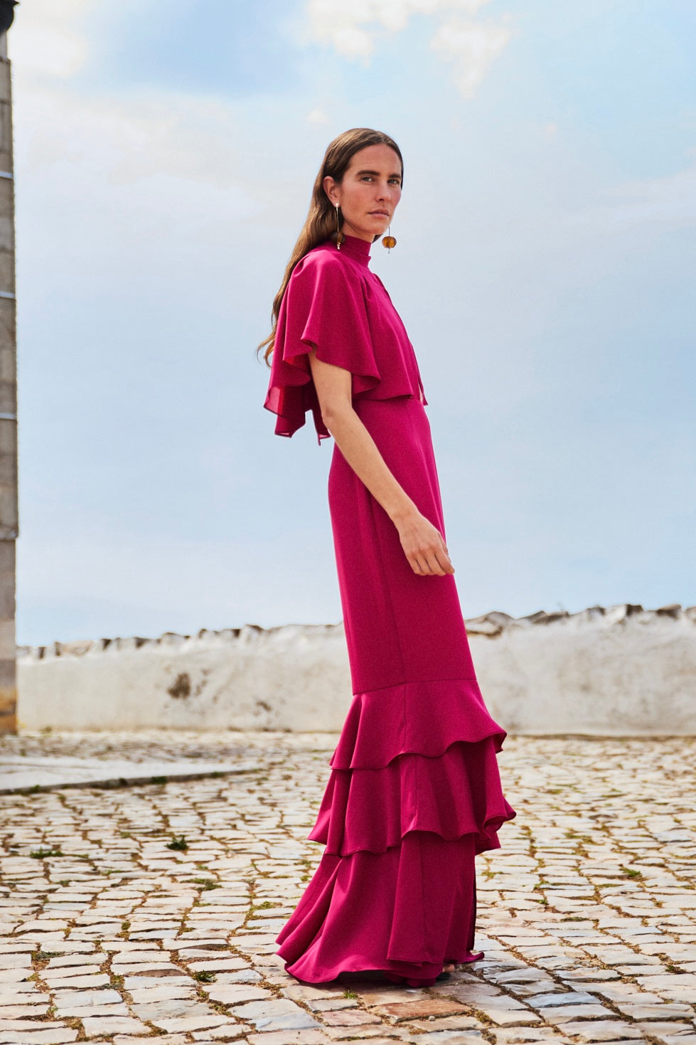 Vestido Largo Garbi Buganvilla