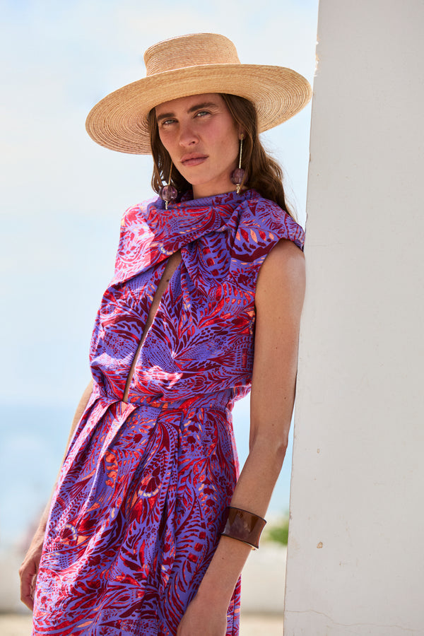 Vestido Syrah Red