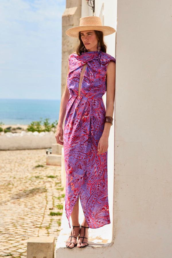 Vestido Syrah Red