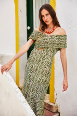 Vestido Midi Clareo Oliva
