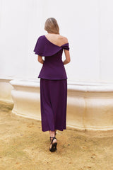 Vestido Midi Zeya Plum – Espalda – Made in Spain